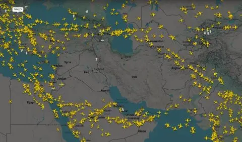 ФОТО: Како изгледа небото над Блискиот Исток