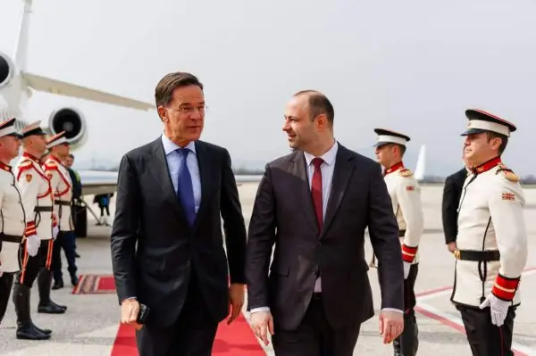 Генералниот секретар на НАТО Руте пристигна во Скопје