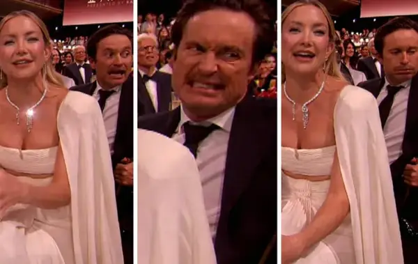 Братот на Кејт Хадсон е хит поради гримасите што ги прави за време на нејзиниот говор (ВИДЕО)