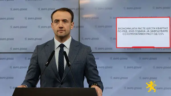 (ВИДЕО) Стојаноски: Економијата расте шести квартал по ред