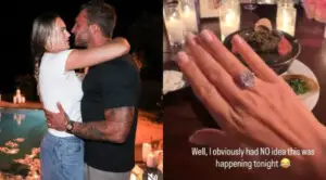 ФОТО+ВИДЕО | Кралицата на тенисот ќе се мажи: Милионерот клекна покрај базенот и ја запроси со огромен дијамант